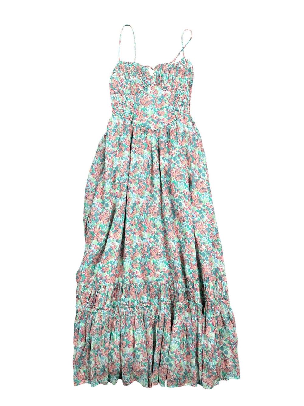 American Eagle Floral Summer Cotton Maxi Dress NWT — Size XS